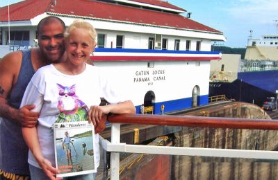 Cruisin' Couple
Claudine and Alex Perez of Wareham pose aboard the cruise ship Infinity as they travel through the Gatun Locks in the Panama Canal during a recent trip to Florida, Aruba, Mexico, Los Angeles, and San Diego. (1/11/07 issue)
