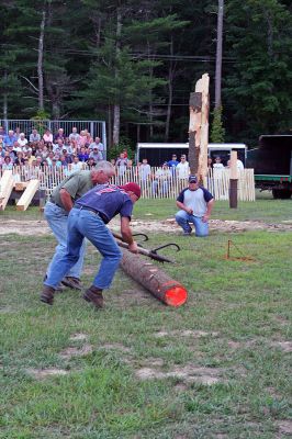 Rochester Woodsman Show 2007
One of the highlights of the annual Rochester Country Fair was the Woodsman Show and Competition held on Friday night, August 17. (Photo by Robert Chiarito).
