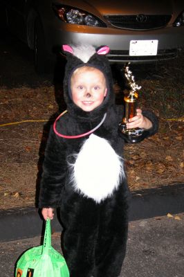 Rochester Halloween Party
Colby Gross won second place in the "Age Three and Under" category in Rochester's annual Halloween Party Costume Contest held on Monday, October 29, 2007. (Photo by Deborah Silva).
