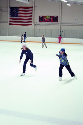 Marion on Ice
Marion Recreation Family Time Ice Skating is held at the Tabor Academy Ice Rink from 12:00 noon to 2:00 pm on the following days: Sunday, December 28; Tuesday, December 30; Sunday, January 11; Sunday, January 18; Sunday, January 25; Sunday, February 1; Sunday, February 8; Sunday, February 15; Thursday, February 19; Sunday, February 22; and Sunday, March 1. (Photo by Robert Chiarito).
