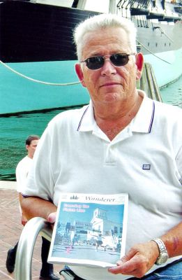 Cruising Camden Yards
Tom Gordon poses with a copy of The Wanderer at Baltimores Inner Harbor while enjoying some time away and visiting Camden Yards, home of the Baltimore Orioles.
