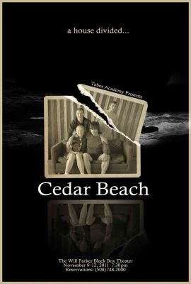 Cedar Beach
A Tabor original play, Cedar Beach, will be performed at the Will Parker Black Box Theater at the Tabor campus on Front Street, until November 12. Writer Mark Howland is directing the play, which spans three generations at a Cape Cod summer house. Admission is free, but reservations are required. For reservations and times, call 508-748-2000. Photo courtesy of Tabor Academy.
