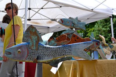 Arts in the Park
Arts in the Park goers enjoyed a picture perfect day in Marion Center. Local artists exhibited their work at Bicentennial Park on Saturday, sponsored by The Marion Art Center. Photos by Jean Perry
