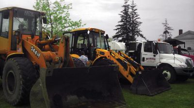 Big Trucks
Despite the soggy weather on Saturday, May 11th, close to 100 kids of all ages came to Marion Recreation’s Kid’s Equipment Day held at Town Field on Main Street. Kids were able to climb and explore a fire truck, ambulance, bucket truck, police cruiser, street sweeper and construction vehicles. All children received a free fire hat or construction hat. Many volunteers were on hand to assist the kids and to answer any questions. 
