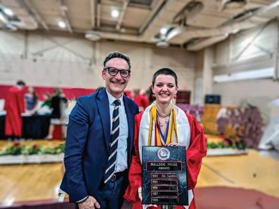 Bulldog Pride
Murray Callahan, recognized with an Honorable Mention 
