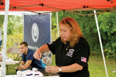 Mattapoisett Firefighter’s Association
The Mattapoisett Firefighter’s Association hosted a chowder competition on September 13 on the Mattapoisett Knights of Columbus grounds. Between 300 and 400 guests came to sample the chowder of 16 different teams, split into two categories: public safety and professional. The Rochester Firefighter’s Association took first place in the public safety category and also won the People’s Choice Award. Photos by Denzil Ernstzen

