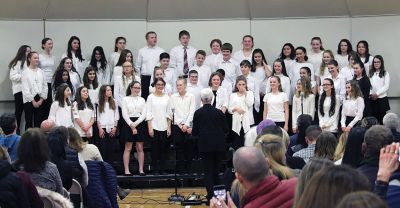 F.O.R.M. Concert
Musical students from all the Tri-Town schools converged together on March 5 for a F.O.R.M. concert at Old Rochester Regional High School. These concerts help raise money for music scholarships, which F.O.R.M. (Friends of Old Rochester Music) have been providing students since 1983. Photos by E.O. Bednarczyk
