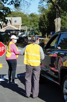 Marion Flu Clinic
The Town of Marion held a flu-shot clinic for residents on October 8 at the Benjamin D. Cushing Community Center. The event was organized by Public Health Nurse Lori Desmarais, Marion Police Lieutenant Richard Nighelli and the town’s Board of Health, along with the assistance of many volunteers from within and outside Marion. Photos by Mick Colageo
