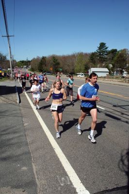 Mom's Run
Several hundred runners and walkers participated in the Tiara Classic Mother's Day 5k Race on Sunday morning, May 10 in Mattapoisett. The event, now in its third year raises funds and awareness for the Womens Fund of Southeastern Massachusetts while celebrating motherhood. Photo by Robert Chiarito.
