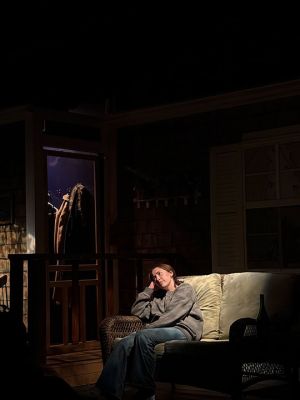 Proof
The Marion Art Center is hosting the play Proof, directed by Rick Sherburne. Jade Beaurefard, left, and Donn Tyler, right, play the father/daughter duo, Robert and Catherine. This scene is from the play’s emotional first act. The play’s opening night was Saturday, October 10 with it running throughout October. Photo by Sam Bishop
