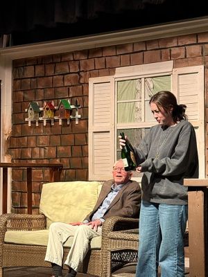Proof
The Marion Art Center is hosting the play Proof, directed by Rick Sherburne. Jade Beaurefard, left, and Donn Tyler, right, play the father/daughter duo, Robert and Catherine. This scene is from the play’s emotional first act. The play’s opening night was Saturday, October 10 with it running throughout October. Photo by Sam Bishop
