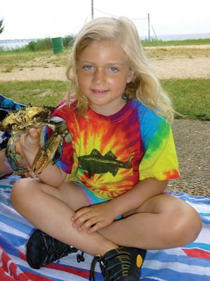 Life Along the Shore 
The Marion Natural History Museum’s Life Along the Shore program enjoyed learning a little something about the crabs that inhabit the Marion shoreline during the July 2013 session. Photos courtesy of Elizabeth Leidhold
