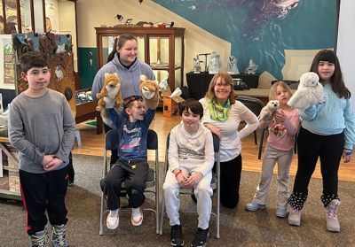 Marion Natural History Museum
The Marion Natural History Museum had a great time learning about Marion’s history with salt work operations. We learned about their locations and why they flourished and the taxes that put them out of business. We looked at many different salt types and an amazing range of colors depending on the geology of the area where they were collected. Pink from the Himalayas, black from Iceland and several different salt textures. We had a chance to explore these different salt types including salt from Sippican Ha
