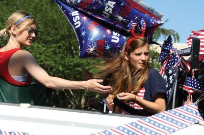 No Rain On This Parade 
The Marion 4th of July parade on Tuesday went on as planned, winding through the village streets and receiving the usual fanfare. Photos by Jean Perry
