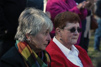 Marion Veterans Day Observance
During the Marion Veterans Day observance on Friday morning, the townspeople of Marion expressed a heartfelt thank you to the Benjamin D. Cushing VFW Post 2425, which in return gave a moving farewell as it disbanded this year and donated the VFW building to the town. Emotions were evident on the faces of the VFW Post 2425 members, as well as selectmen and those in attendance. Photos by Jean Perry
