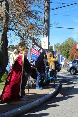 No Kings Protest
The No Kings protest on Saturday, October 18 in Mattapoisett. The nation-wide protest was held at over 2,700 locations and saw 7 million participants according to organizers. Photo by Mick Colageo
