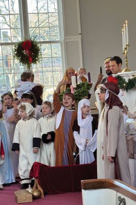 Mattapoisett Congregational Church 
Family and friends made the Mattapoisett Congregational Church pageant extra memorable. Faith formation leaders conducted a fantastic retelling of the Christmas story. Photos by Jennifer Shepley
