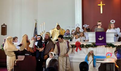 Mattapoisett Congregational Church 
Family and friends made the Mattapoisett Congregational Church pageant extra memorable. Faith formation leaders conducted a fantastic retelling of the Christmas story. Photos by Jennifer Shepley
