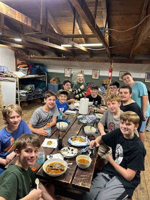 Marion Scouts
After getting rained out the week before, Marion Scouts 32 was able to spend an overnight at Camp Hadley. Photos courtesy of Reade Whinnem
