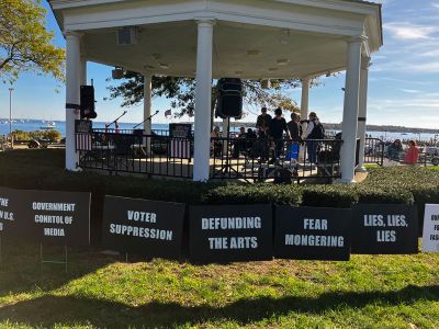 No Kings Protest
The No Kings protest on Saturday, October 18 in Mattapoisett. The nation-wide protest was held at over 2,700 locations and saw 7 million participants according to organizers. Photo by Mick Colageo
