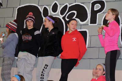 OHBBall 4159
In a close game, the Old Hammondtown School students outplayed the Old H teachers 41-40 during the annual students vs. teachers basketball game Friday night. The game was held at the ORR gymnasium and bleachers were packed with families and supporters. Photos by Jean Perry
