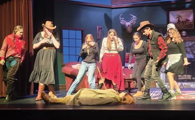 Murder Mystery at the Murder Mystery
Old Rochester Regional Drama Club’s performance of Murder Mystery at the Murder Mystery. The debut performance is set for Thursday, November 20. Photo by and courtesy of Erin O. Bednarczyk.
