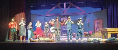 Murder Mystery at the Murder Mystery
Old Rochester Regional Drama Club’s performance of Murder Mystery at the Murder Mystery. The debut performance is set for Thursday, November 20. Photo by and courtesy of Erin O. Bednarczyk.
