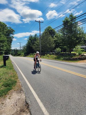 Patriot Half Triathlon
Riders and runners navigated overlapping courses on North Street in Rochester during the Patriot Half Triathlon held on June 15. Photos by Mick Colageo
