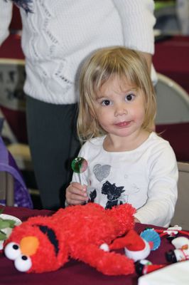 Pizza with Santa
It’s never Christmas in Marion until you’ve sat on Santa’s lap followed by a slice of pizza. Sunday was the annual Pizza with Santa, hosted by the Marion Police Brotherhood. Guests brought donated toys for families in need and enjoyed a hot slice of pizza with the man of the hour. Photos by Jean Perry 

