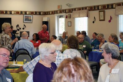 Rochester Grammar School Reunion
Nearly a hundred people turned out to celebrate at the 10th Rochester Grammar School Reunion. Participants told “life stories,” sharing decades of experiences from careers, to marriages, to children and grandchildren. The event was held at the Rochester Council on Aging on Saturday, September 17. Organizers have said this will be the last year for the event. Photo by Marilou Newell
