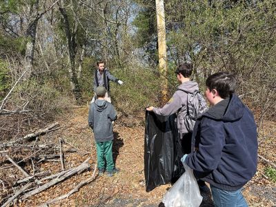 Earth Day Clean-Up
During the 23rd annual Earth Day Clean-Up, The Wanderer followed an expedition of the brave Rochester Boy Scout Troop 31 scouts Carl, Chris, Kelvin, and Tim as they spent most of their Saturday cleaning up their town. Photo by Sam Bishop
