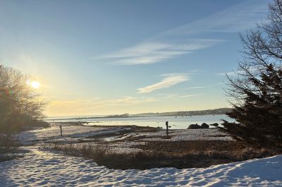 Pine Island Pond
The Pine Island Pond from Cove Street on the first warm day in March. Photo by Ruth A. Griffin
