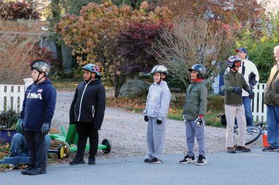 Soapbox Derby
November 2 was the day of Marion Cub Scout Pack 32’s Annual Soapbox Derby, only this time the pack was joined by Mattapoisett and Rochester Cub Scouts and members of the Saint Gabriel’s Church youth group. Photos by Sandra Frechette
