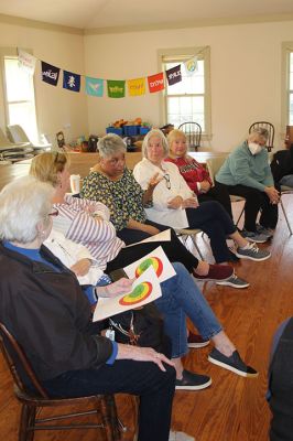 Community Conversations
Tri-Town Against Racism held the latest in a series of Community Conversations on April 27 at the Friends Meeting House in Mattapoisett. Residents and organization leaders discussed the lingering challenge of incidents of racism in the social lives of school children. Photos by Mick Colageo
