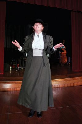 Our Fair Lady
Seats were sold out for the “Our Fair Lady” theatrical performance honoring Marion’s fairy godmother, Elizabeth Taber. As part of the Elizabeth Taber Gala Weekend, the Marion Music Hall Advisory Committee sponsored the play as a way to celebrate the 125th birthday of the Marion Music Hall. Photos by Colin Veitch
