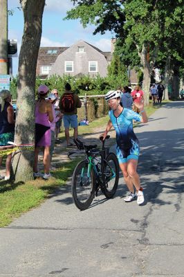 Mattapoisett Lions Club’s annual Sprint Triathlon 
Multiple generations greeted a pleasant Sunday morning and competed in the Mattapoisett Lions Club’s annual Sprint Triathlon that began at the Town Beach and ended nearby on Water Street. Photos by Mick Colageo
