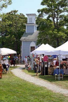 MAC Turns 50
The Marion Art Center celebrated their 50th anniversary on Saturday, July 14, 2007 with an "Arts in the Park" event at Bicenntennial Park in Marion Village that included artisans, crafts, and entertainment for all ages. (Photo by Robert Chiarito).
