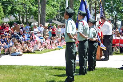 Mattapoisett Remembers
The Town of Mattapoisett paid tribute to our armed forces, both past and present, with their annual Memorial Day Parade and Observance held on Monday afternoon, May 26, 2008. (Photo by Kenneth J. Souza).
