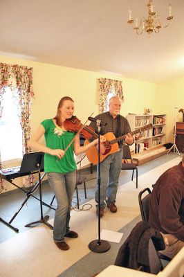 Irish Luncheon
The First Congregational Church of Rochester celebrated the St. Patricks Day holiday in style as the churchs Womens Guild pulled out all of the stops with a traditional corned beef and cabbage Irish supper at the congregations Fellowship Hall on Saturday night, March 15. (Photo by Robert Chiarito).
