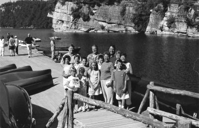 090904-3
Barbara Hill and her family pose with a copy of The Wanderer while on vacation recently at the Mohonk Mountain House in New Paltz, NY. (Photo by and courtesy of Lisa Hill). 9/9/04 edition
