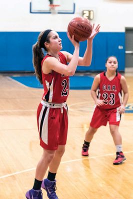 ORR Girl’s Basketball
The ORR Girl’s Basketball team played Fairhaven on December 30th. The score was Fairhaven 41 - 40 ORR in a back and forth game, that was played at Fairhaven High School. Photos by Ryan Feeney
