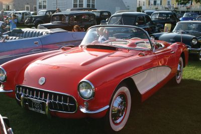 Car Show
2009 Mattapoisett Heritage Days started on Friday evening with an antique car show and a cookout dinner at Shipyard Park. Photo by Anne O'Brien-Kakley
