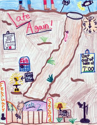 2014 Groundhog Cover Contest
An entry from our 2014 Groundhog Day Cover contest by Erin Besancon
