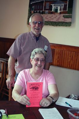 Rochester Grange
Herb and Sue LeFleur of the Rochester Grange prepared for the 107th agricultural fair and supper on August 19. The juried fair included entries in categories from produce to flowers, and photography to handcrafts of all sorts. The annual Grange Fair is one of many hosted by granges across the country. Grange photos by Marilou Newell
