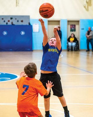 Grade 2 Basketball Playoffs
The Grade 2 basketball playoffs brought out the best in March 10 action at Center School in Mattapoisett. The Warriors earned their spot in the championship game with a big, 10-2 victory over the Heat, while the Knicks advanced to the title game, narrowly edging the Celtics, 10-8. In the final, 10-2, the Warriors defeated the Knicks, 24-14. Photos by Ryan Feeney
