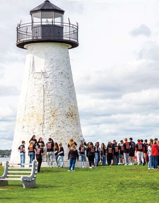 ORR Class of ’23
The Old Rochester Regional High School Class of ’23 enjoyed a field day at Ned’s Point Lighthouse on September 30. The seniors engaged in fun and field games, and took many photos with friends and in smaller groups of teams, clubs and organizations. Photos by Ryan Feeney
