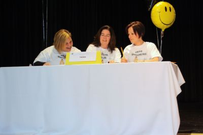 PTA Spelling Bee 2012
76ers; Lisaw Wright, Michele Barry & Erin Geraghty at the 2012 Mattapoisett PTA Spelling Bee held on March 9th.

