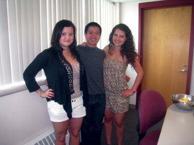 AFS Students
Diane D�Anselme of France, Adela Bajsova of the Czech Republic and Anan Phoonbunyakorn of Thailand, wrapped up their school year after studying at Old Rochester Regional as part of the American Field Service (AFS) exchange program. Photo by Laura Fedak Pedulli.
