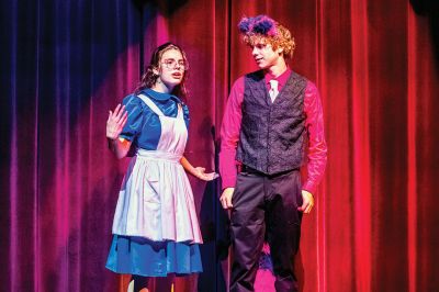 Alice in Wonderland
The Old Rochester Regional High School theater group’s production of “Alice in Wonderland” opens on Thursday, November 17, at 7:00 pm. Alice is played by Cattarinha Nunes, while the King is played by Jackson Veugen and the Queen of Hearts by Kathleen Dunn. Photos by Ryan Feeney
