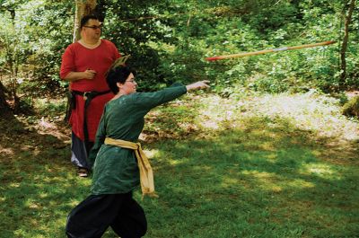 Society for Creative Anachronism
The Society for Creative Anachronism visited a farm in Rochester on Sunday, June 7 for its medieval armored combat competition, the 2015 Baronial Thrown Weapons and Archery Championship. The local SCA group, “The Barony of Smoking Rocks,” is a group of lovers of all things from Renaissance and medieval history, who fully immerse themselves in it with authentic costume and activities. Photos by Felix Perez
